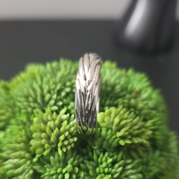 Sterling Silver 925 Cable Twisted Band Ring - Picture 5 of 8